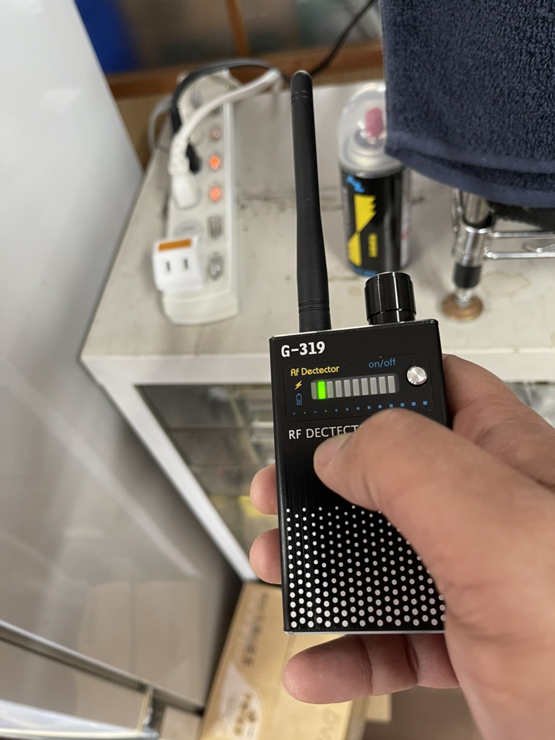 ICQUANZX アンチスパイ無線RF信号検出器G319盗聴1